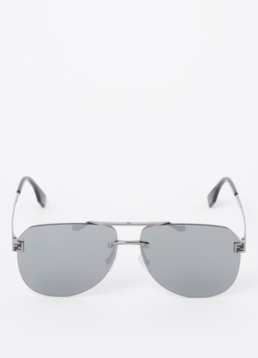 Fendi Sky zonnebril FE40115U - detail 3 zilver