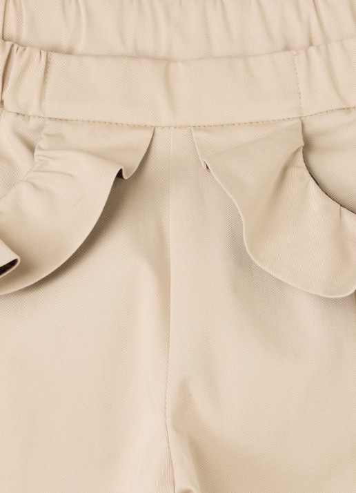 Fendi Straight fit broek met steekzakken - detail 3 beige