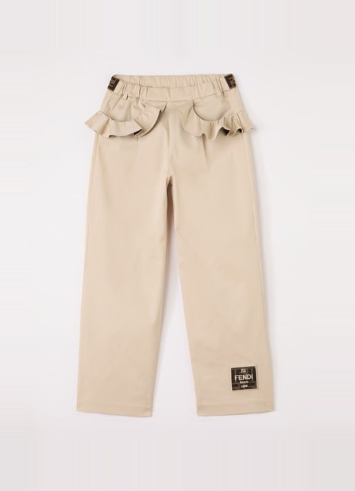 Fendi Straight fit broek met steekzakken