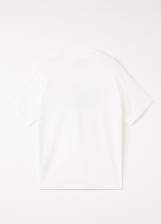 Fendi T-shirt met logoprint - voorkant 2 groen