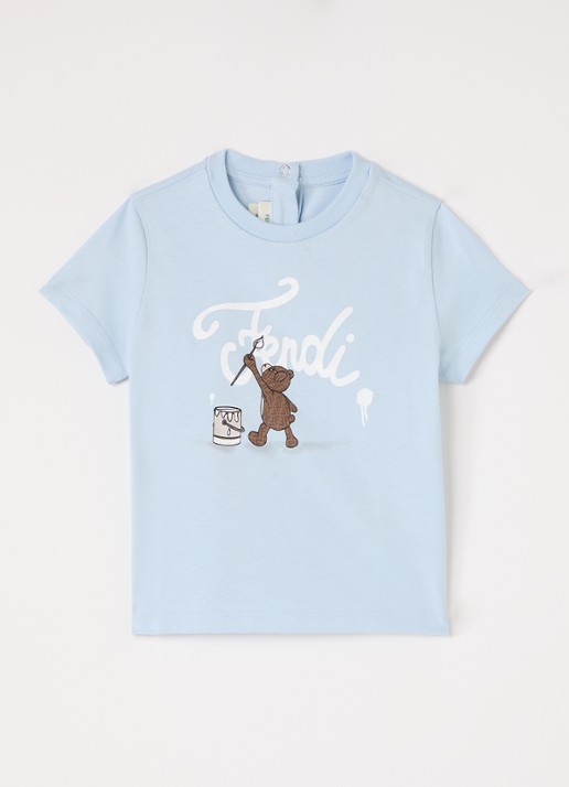 Fendi T-shirt met logoprint