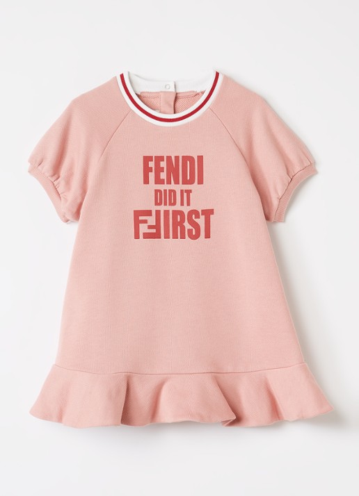 Fendi Trui jurk met logoprint
