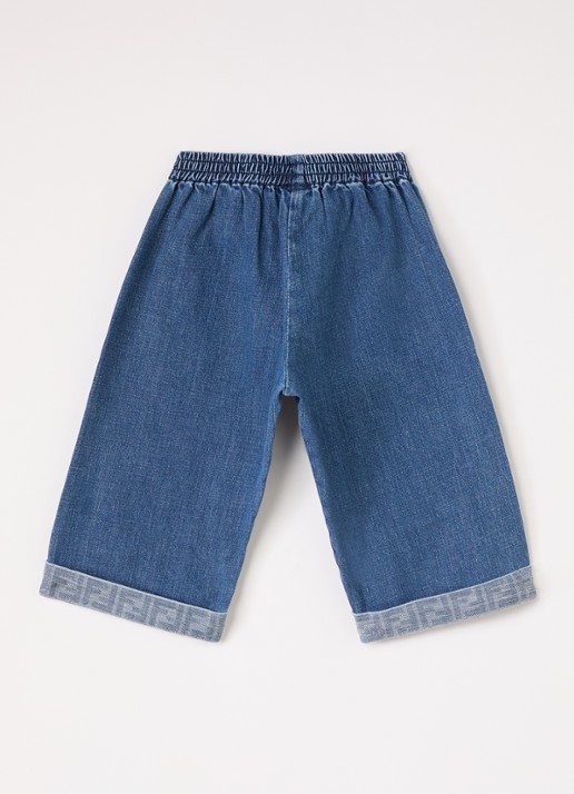 Fendi Wide leg jeans met medium wassing - voorkant 2 jeans