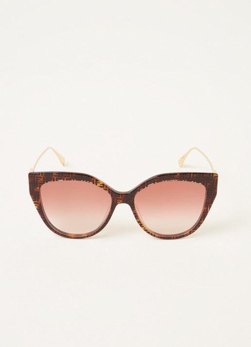 Fendi Zonnebril FN000578 - voorkant 4 bruin