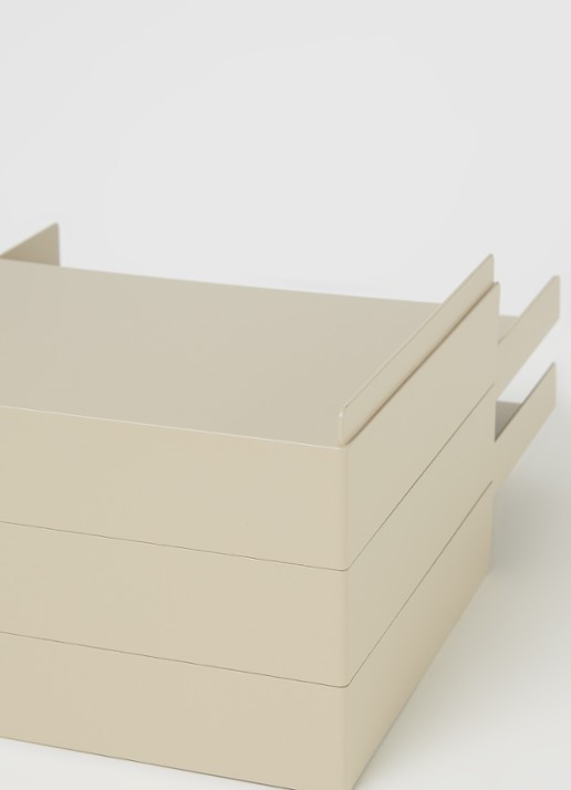 ferm LIVING 2x2 Organiser van metaal  - detail 3 beige