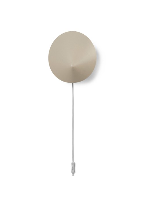 ferm LIVING Arum Wall Sconce wandlamp  - voorkant beige