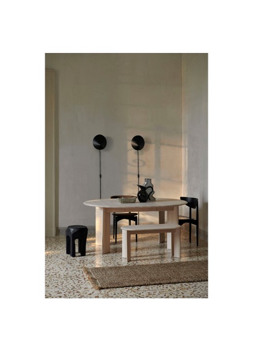 ferm LIVING Athens Runner tapijt 80 x 250 cm - detail bruin