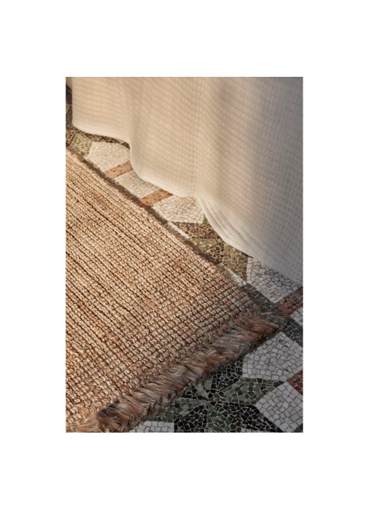 ferm LIVING Athens Runner tapijt 80 x 250 cm - voorkant 4 bruin