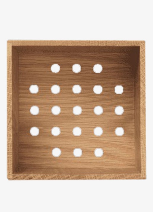 ferm LIVING Bon garlic opbergbox 12 x 12 cm - detail naturel