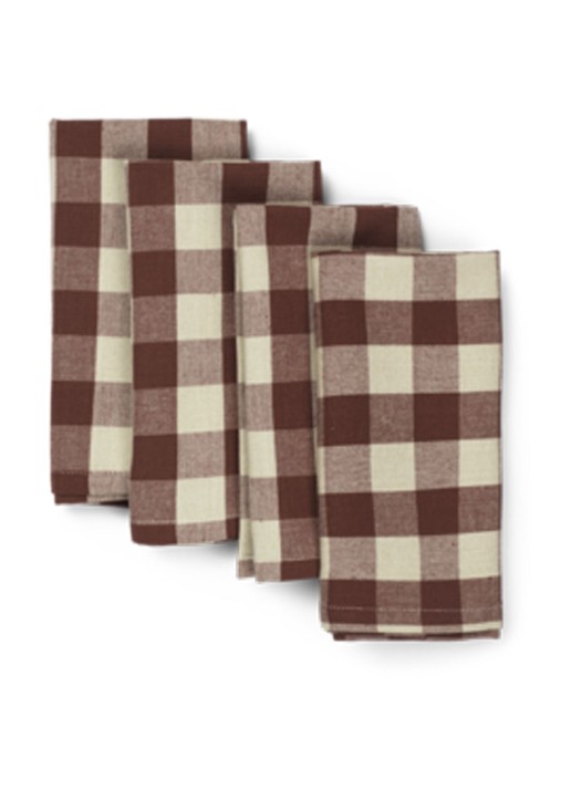 ferm LIVING Bothy servetten van  katoen 40 x 40 cm set van 4