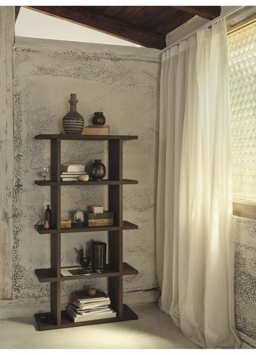 ferm LIVING Brura vaas 32 cm - achterkant 4 bruin