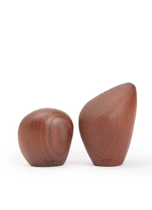ferm LIVING Cairn peper- en zoutstel 7,5 cm 2-delig