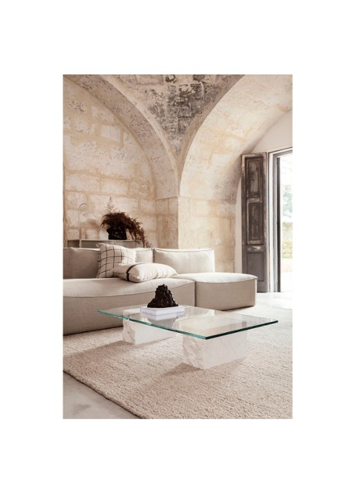 ferm LIVING Calm sierkussen 40 x 90 cm - detail 5 beige