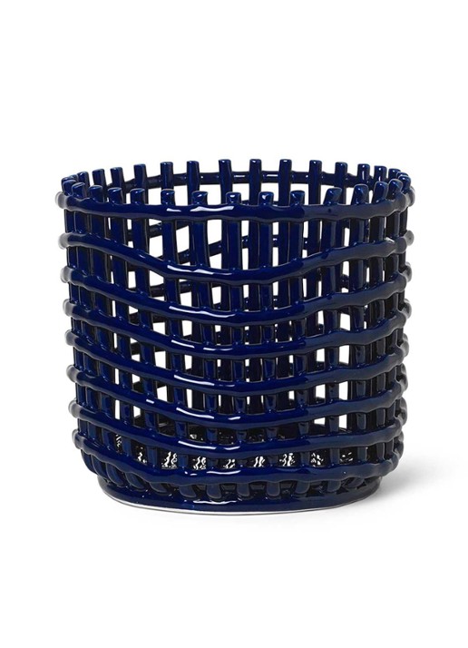 ferm LIVING Ceramic basket opbergmand