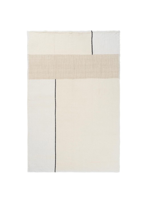 ferm LIVING Dela plaid in linnenblend 120 x 170 cm
