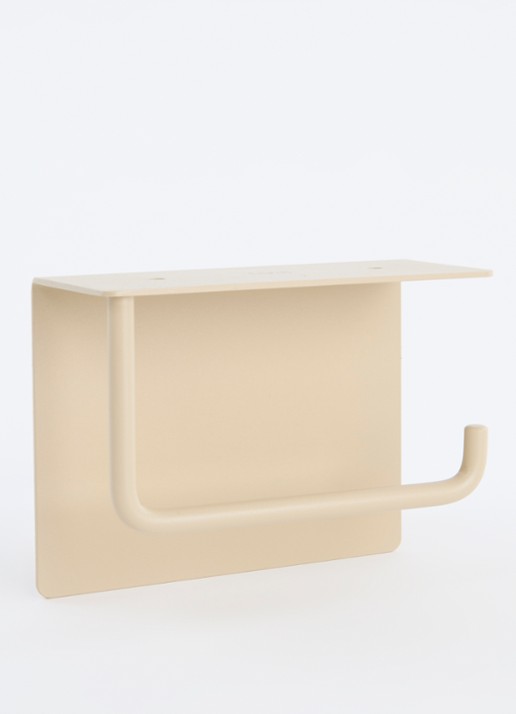 ferm LIVING Dora toiletrolhouder - voorkant 2 vanillegeel