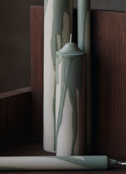 ferm LIVING Dryp Stompkaars 20 cm - voorkant 2 lichtgroen