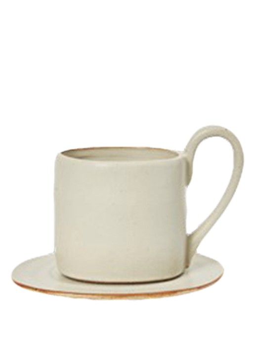 ferm LIVING Flow mok met schotel