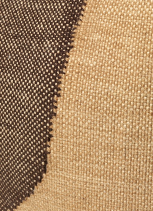 ferm LIVING Forene poef 60 x 60 cm - achterkant 3 bruin