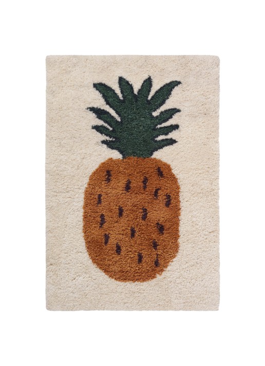 ferm LIVING Fruiticana Tufted vloerkleed 180 x 120 cm - voorkant multicolor