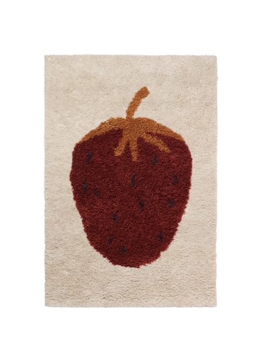 ferm LIVING Fruiticana Tufted vloerkleed 180 x 120 cm - voorkant multicolor