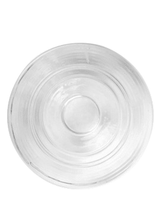 ferm LIVING Gradia kandelaar 5 cm - voorkant 3 transparant