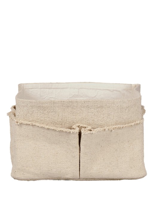 ferm LIVING Hokan mand 18 x 30 cm - voorkant beige