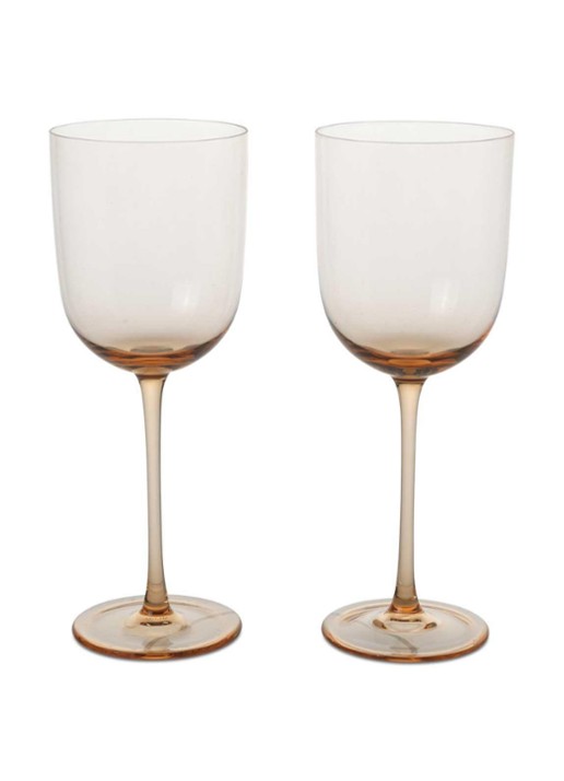 ferm LIVING Host rode wijnglas 36 cl set van 2