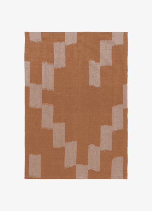 ferm LIVING Ikat theedoek van katoen 70 x 50 cm