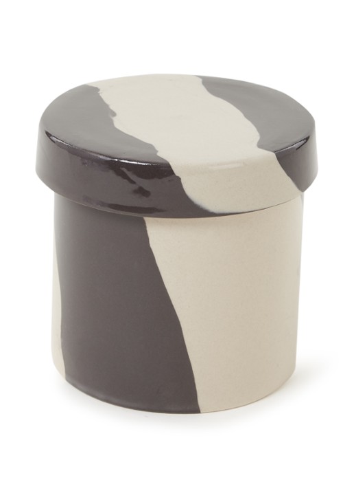 ferm LIVING Inlay S bloem- en opbergpot van keramiek voor binnen Ø10 cm