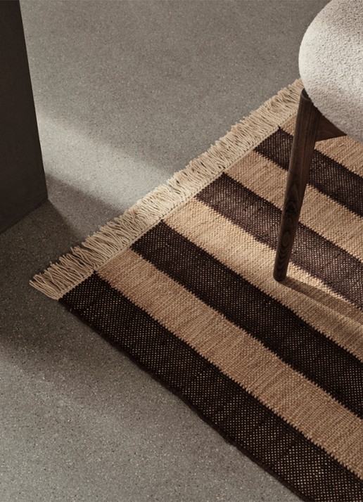 ferm LIVING Ives vloerkleed 140 x 80 cm - voorkant 2 multicolor