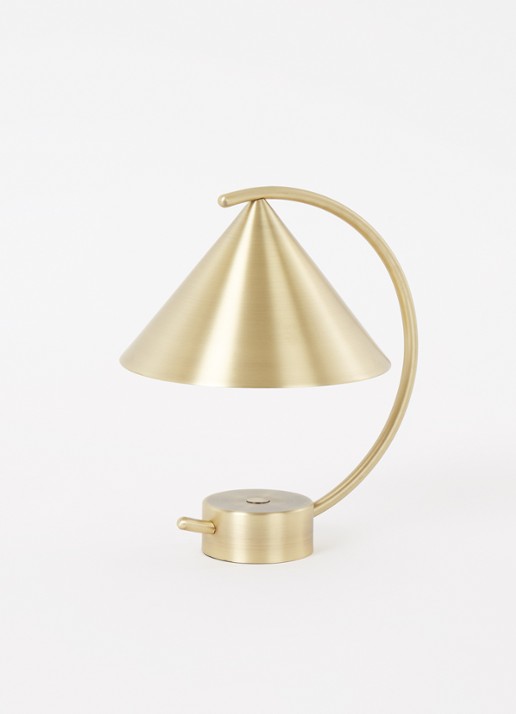ferm LIVING Meridian tafellamp 26 x Ø17 cm - voorkant 2 goud