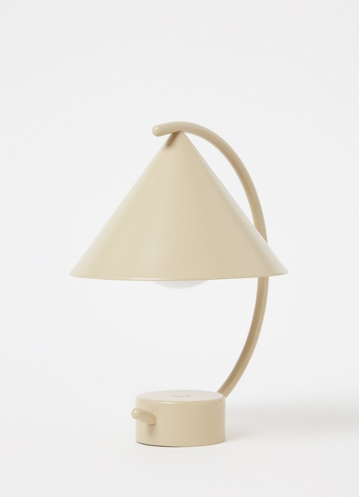 ferm LIVING Meridian tafellamp 26 x Ø17 cm - voorkant 2 creme