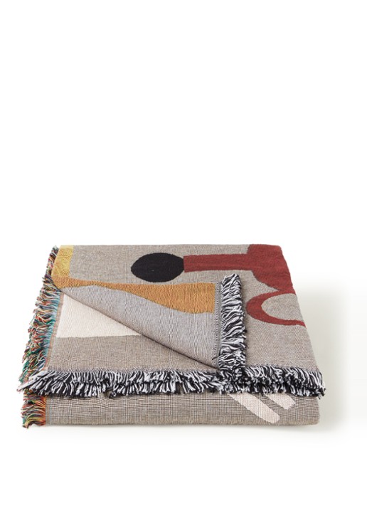 ferm LIVING Mirage plaid 170 x 120 cm - voorkant 2 grijs