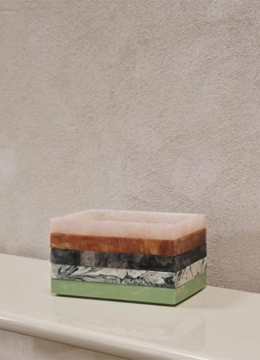 ferm LIVING Mist Tray dienblad 15 x 20 cm - voorkant 2 mint