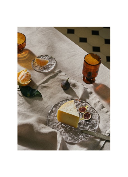 ferm LIVING Momento onderzetter set van 2 - voorkant 2 transparant