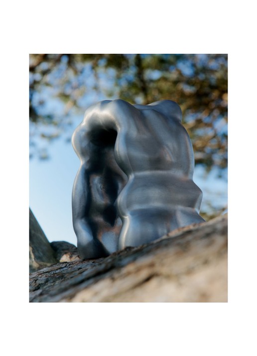 ferm LIVING Morf sculptuur 18,5 cm - detail 6 zilver