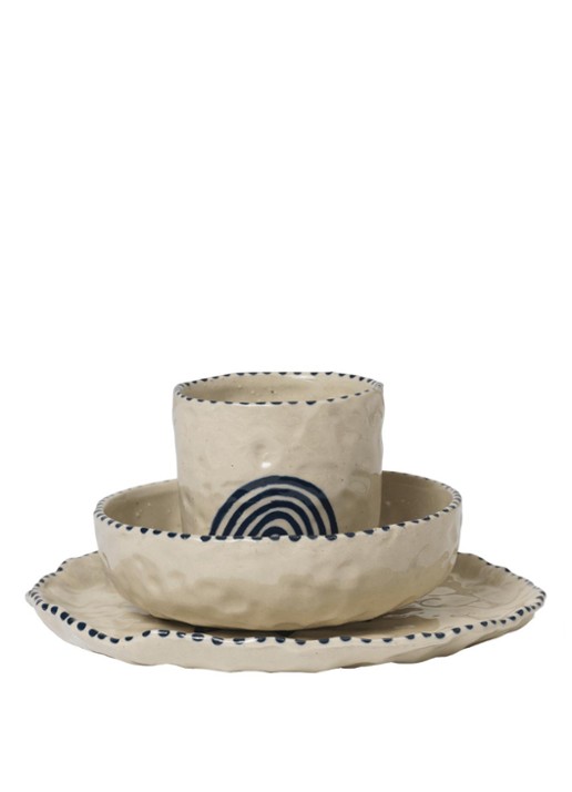 ferm LIVING Naive Ceramic serviesset