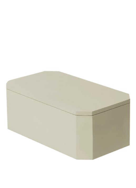 ferm LIVING Nova opbergdoos 25 x 15 cm - voorkant beige