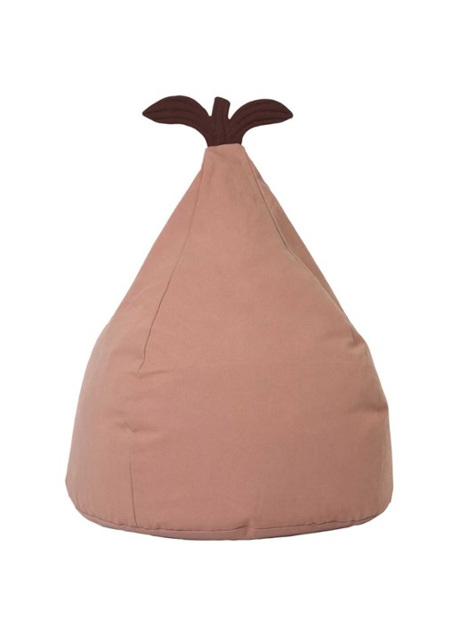 ferm LIVING Pear zitzak  - voorkant 5 oudroze