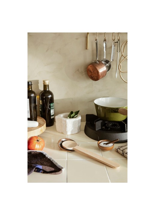 ferm LIVING Petra Mortar vijzel 14 x 12 cm - detail 3 wit