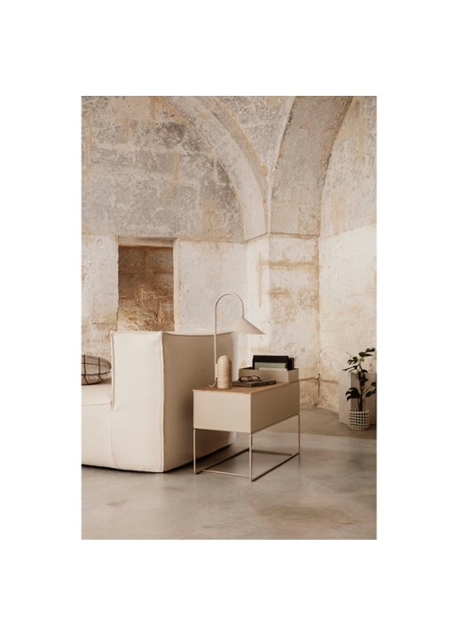 ferm LIVING Plant Box L plantenbak voor binnen 45 cm - voorkant 2 zand