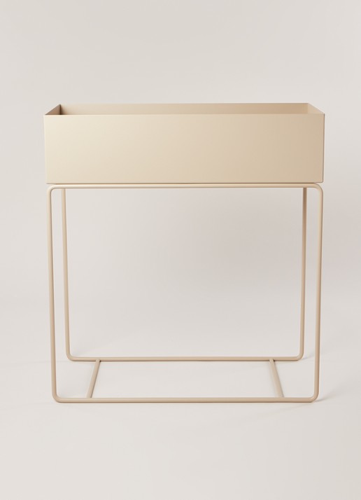 ferm LIVING Plant Box plantenbak voor binnen - 60 cm - detail 2 zand