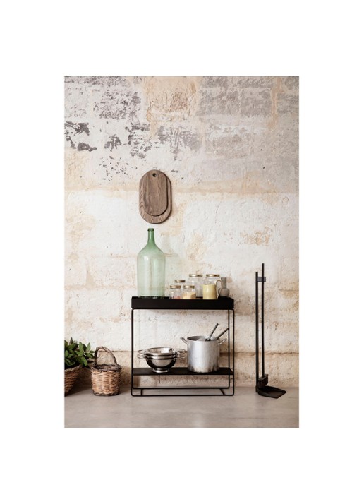 ferm LIVING Plant Box plantenbak voor binnen 75 cm - voorkant 3 zwart