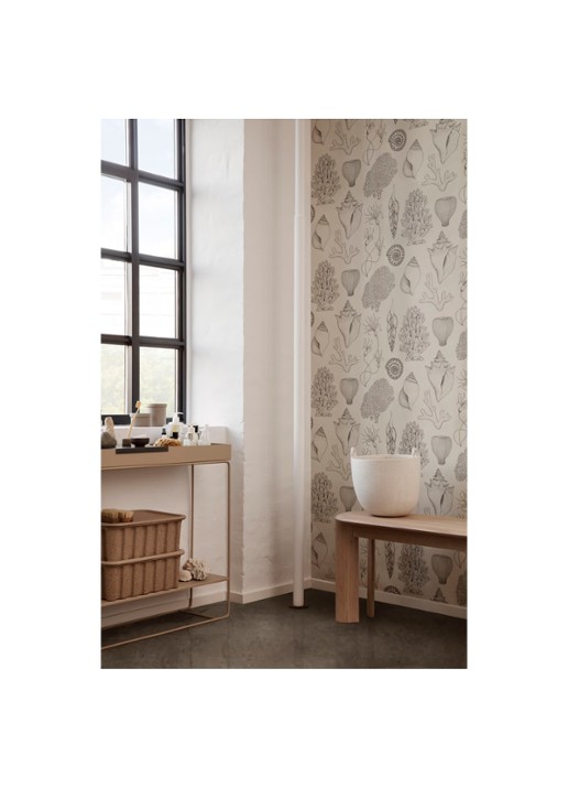 ferm LIVING Plant Box plantenbak voor binnen 80 x 75 cm - voorkant 2 lichtgrijs