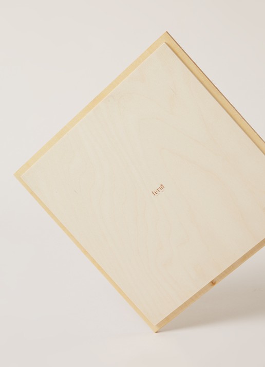 ferm LIVING Plant Box tray van hout 26 x 26 cm - detail 3 lichtbruin