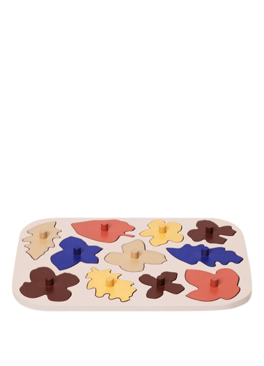 ferm LIVING Poesie puzzel - detail bruin