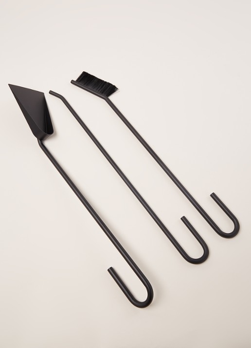 ferm LIVING Port haardset 4-delig - detail zwart