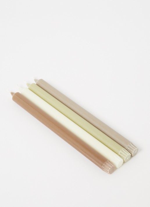 ferm LIVING Pure dinerkaars set van 4 - voorkant 2 multicolor