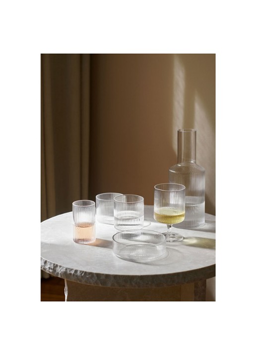 ferm LIVING Ripple serveerschaal 12 cm set van 4 - voorkant 2 undefined